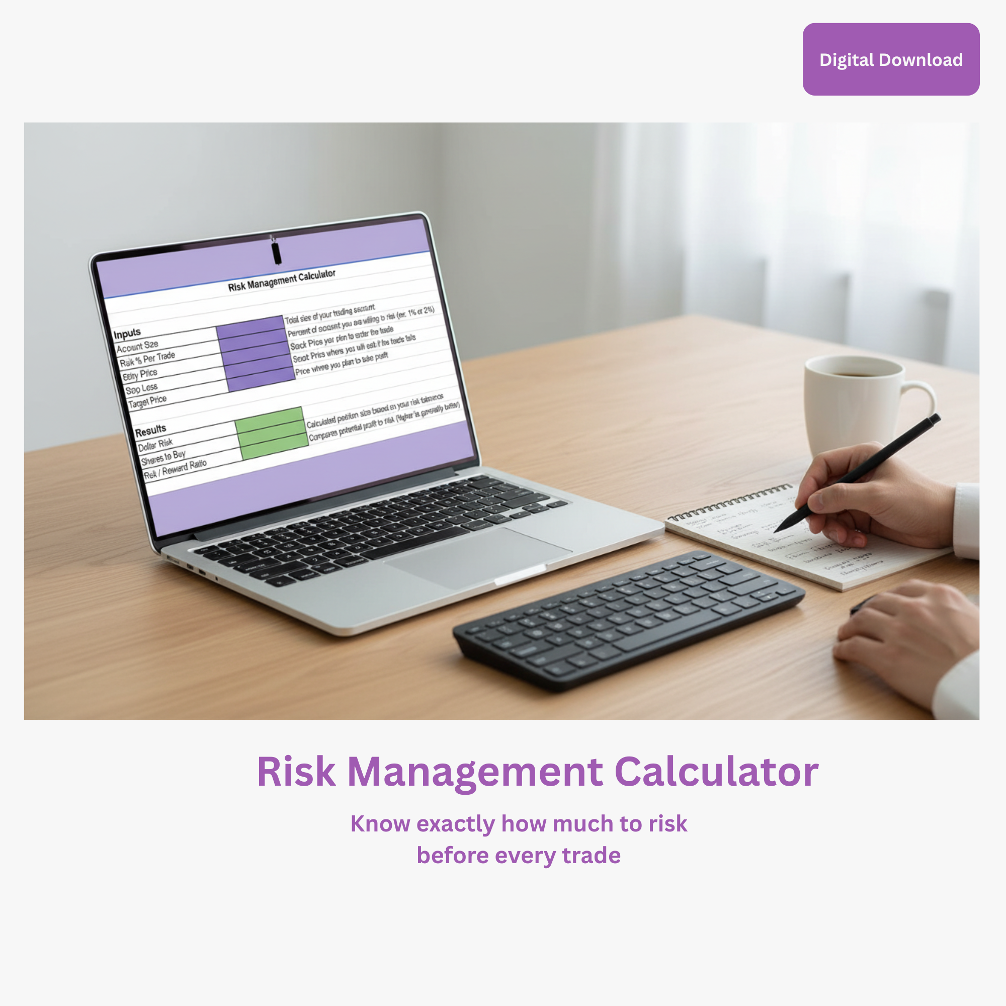 CandleStick Risk Management Calculator